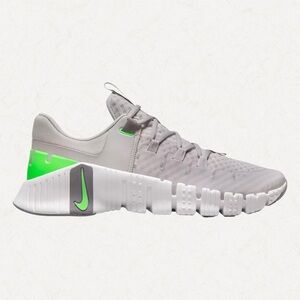 Nike Free Metcon 5 Men’s Size 8 Gray Green Training Shoes NWT Gym CrossFit